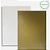 Capa para Encadernação A4 5 Cristal + 5 Ouro Couro KIT - Imagem 1