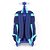Mochila Infantil com Rodinha Divertidamente Azul - Imagem 2