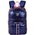 Mochila Capricho Puffer G 42CM Azul Metálico - Imagem 1