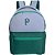 Mochila Palmeiras CINZA/VERDE MD com Logo Bordado e Compartimento para Notebook - Imagem 2