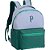 Mochila Palmeiras CINZA/VERDE MD com Logo Bordado e Compartimento para Notebook - Imagem 3