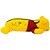 Estojo Pooh Pelúcia com Zíper e Chaveiro Pote de MEL - Imagem 3