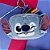 Estojo Simples STITCH Pelúcia com Orelhinhas 3D - Imagem 3