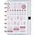 Caderno Inteligente A5 PINK Blossom BY SOF 80 Folhas com Adesivos - Imagem 2