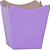 Cachepot Paper Liso Lilás 11X11X9CM Pote Trapezoidal – Pacote com 10 - Imagem 1