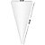 Embalagem para Trufa ou Cone Incolor 12X25CM – Pacote com 50 Unidades - Imagem 3