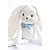 Pelucia Coelho Laço Azul 43CM - Imagem 6