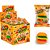 Doce Burguer de Gelatina Sabor TUTTI-FRUTTI Display com 24 Unidades - Imagem 1
