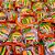 Doce Burguer de Gelatina Sabor TUTTI-FRUTTI Display com 24 Unidades - Imagem 2