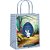 Sacola Decorada Páscoa Conto de Páscoa Azul M 26X19,5X9,5CM Pacote com 10 - Imagem 1