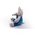 Pelúcia Elefante Safari CINZA/AZUL 34CM com Barulhinho Sensorial - Imagem 3