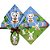 Embalagem para OVO de Páscoa 34X34CM Bosque do Coelho Azul Pacote com 25 - Imagem 2