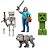 Boneco e Personagem Minecraft Filme 10CM com Acessórios e MOBS Articulados - Imagem 1