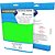 Papel A4 Color Verde Neon 180G Pacote com 20 Folhas - Imagem 1