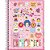 Caderno 01X1 Capa Dura Like+ 96 Folhas Feminino Pacote com 4 - Imagem 3