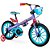 Bicicleta Infantil ARO 16 STITCH Nathor com Rodinhas Laterais - Imagem 1