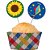 Bandeirinhas para Doces de Festa Junina Pacote com 8 Unidades - Imagem 1