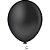 Balão 16 Polegadas Liso Preto Pacote com 12 Unidades - Imagem 1