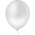 Balão 16 Polegadas Liso Branco Pacote com 12 Unidades - Imagem 1