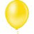 Balão 16 Polegadas Liso Amarelo Pacote com 12 Unidades - Imagem 1