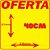 Cartaz para Marcação Oferta Amarelo 40CM Bobina com 100 Metros - Imagem 1