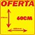 Cartaz para Marcação de Oferta Amarelo 60CM Bobina 100 Metros - Imagem 2