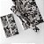 Papel Presente Bobina Couché 60CM MODELO327 Abstrato Prata 100 Metros - Imagem 3