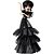 Boneca Monster HIGH Wednesday Raven DRESS com Vestido Estilizado - Imagem 2