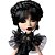Boneca Monster HIGH Wednesday Raven DRESS com Vestido Estilizado - Imagem 4