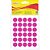 Etiqueta Redonda PINK 13MM Cartela com 210 Unidades - Imagem 2