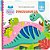Livro Infantil Ilustrado Toque e Sinta Dino 15X15CM com 10 Páginas - Imagem 1