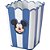 Balde para Pipoca Mickey Quadrado Azul 1,5 Litros BPA Free - Imagem 1