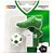 Borracha Decorada Futebol VERDE/BRANCO Pacote com 6 Unidades - Imagem 2