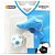 Borracha Decorada Futebol AZUL/BRANCO Pacote com 6 Unidades - Imagem 2