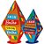 Balão de Papel 3D para Decoração 14,5X14,5X30CM Pacote com 2 Unidades - Imagem 1