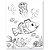 Livro Infantil Colorir Fundo do MAR com 12 Lápis de COR e 76 Adesivos - Imagem 4