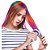 Kit Make BRINQ Mechas Coloridas + Adesivos de UNHAS - Imagem 4