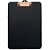 Prancheta Duratex Office BLACK com Prendedor Metálico Rosê 33,5X23CM - Imagem 1