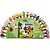 Livro Brinquedo Ilustrado KIT Divertido Animais com 20 Lápis de COR e 20 Borrachas - Imagem 1
