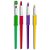 Pincel Artesanal KIT SOFT Touch com 4 Peças para Pintura Criativa - Imagem 4