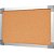 Quadro de Aviso 100X70CM Moldura Alumínio MDF com Cortiça Aparente - Imagem 2