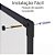 Quadro Branco 120X80CM UV SOFT Moldura Madeira Preta MDF - Imagem 6