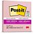 Bloco de Recado POST-IT 76MM X 76MM SAL Rosa 90 Folhas - Imagem 1