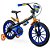Bicicleta Infantil ARO 16 HOT Wheels com Rodinhas e Freio - Imagem 1