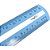 Régua de Poliestireno Guia de Leitura Azul 15CM (pacote com 10) - Imagem 3