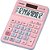 Calculadora de Mesa 12 Dígitos Rosa e Azul Claro SOLAR/BATERIA - Imagem 1