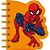Caderneta Espiral Capa Dura Marvel Heroes 60 Folhas Recortado (pacote com 4) - Imagem 5