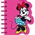 Caderneta Espiral Capa Dura Mickey e Turma 60 Folhas Recortado Pacote com 4 - Imagem 5