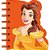 Caderneta Espiral Capa Dura Princesas 60 Folhas Recortado (pacote com 4) - Imagem 4