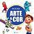 Livro Infantil Colorir ARTE e COR Disney Pixar 27X27 - Imagem 5